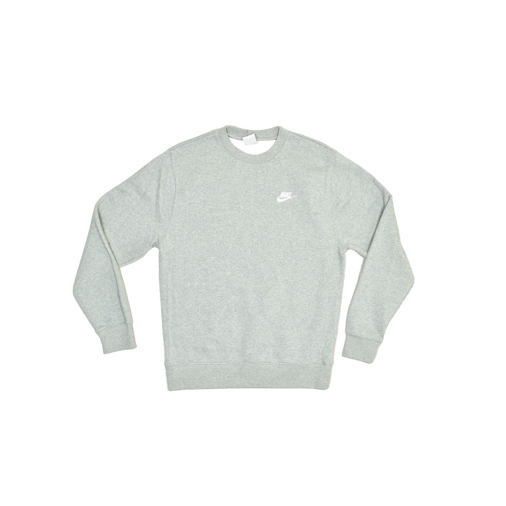 NEW Nike Sportswear Fleece Grey Heather Crewneck Sweatshirt Size S Small Classic
